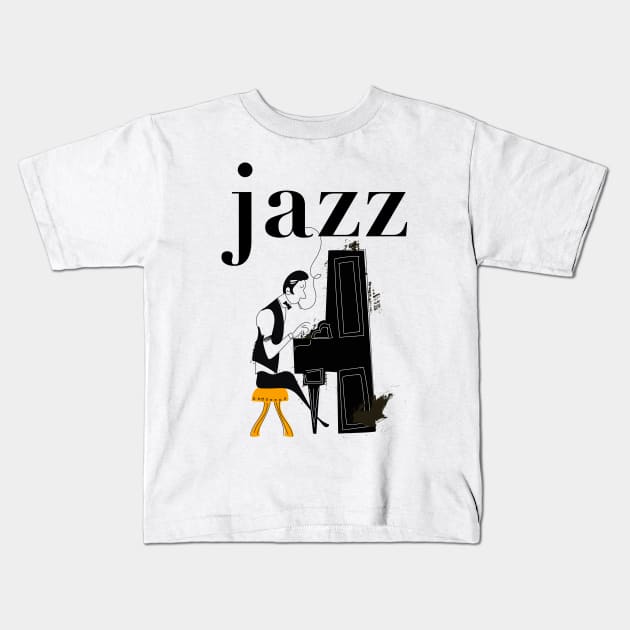 Jazz Kids T-Shirt by nickemporium1